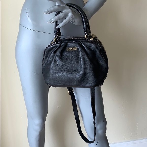 KATE SPADE BLACK LEATHER HANDBAG/CROSSBODY - Picture 5 of 9